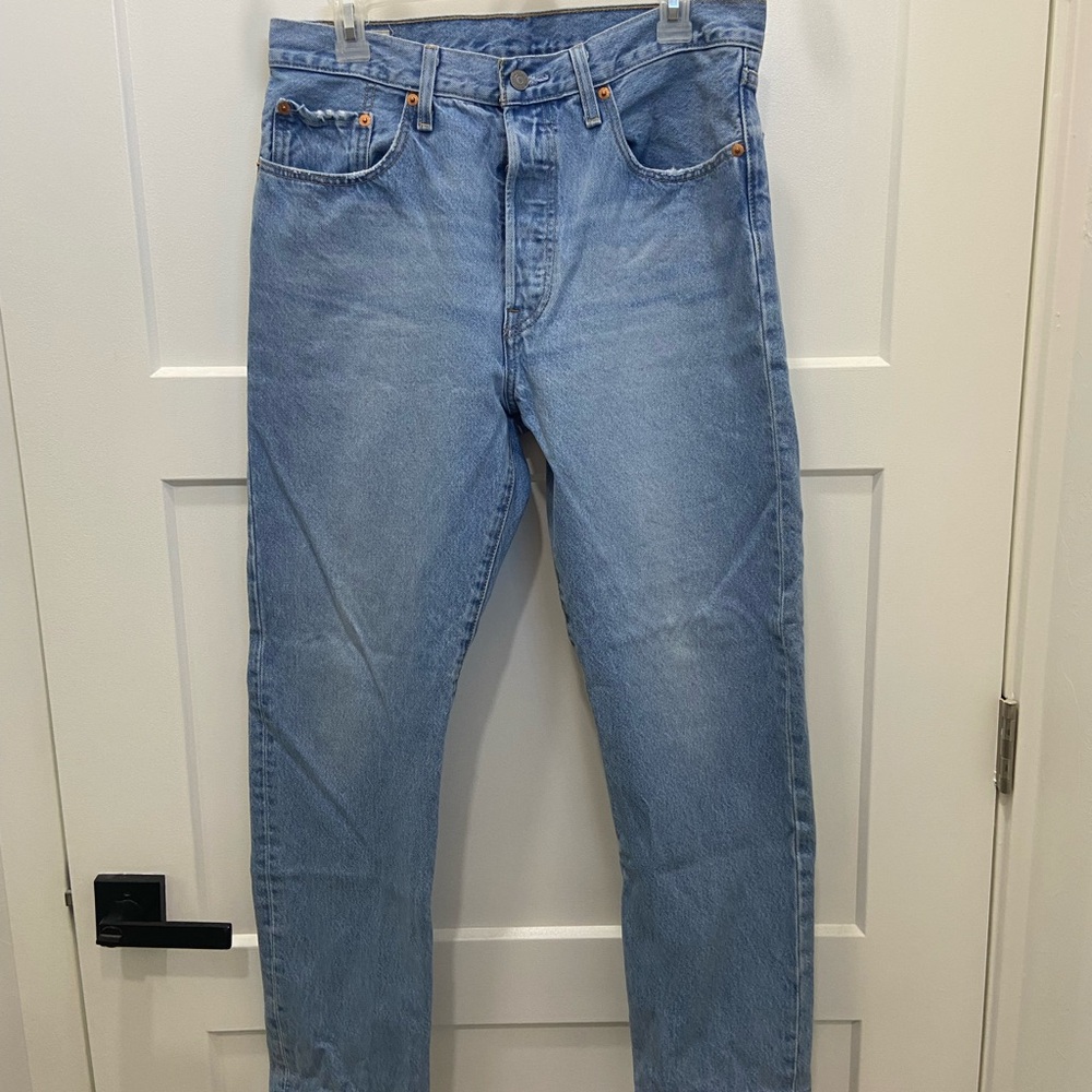 Levi's Light Blue Straight Jeans